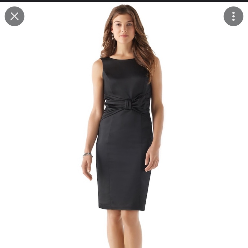 White House Black Market Matte Satin Dress Size 2